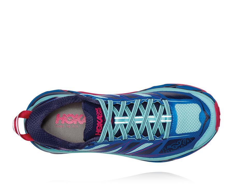 Tenis Trail Hoka One One Feminino Azul Marinho - Mafate Speed 2 - 143-HIZFDU